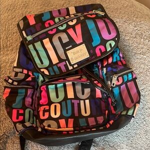 Juicy Couture Colorful Lettering Backpack